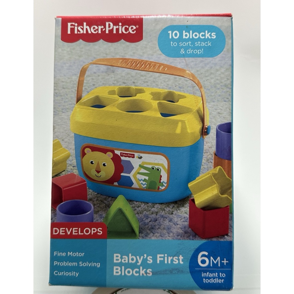 🧸 Fisher-Price Stacking Toy | Baby's‎ First Blocks (2016) - 10 Shapes